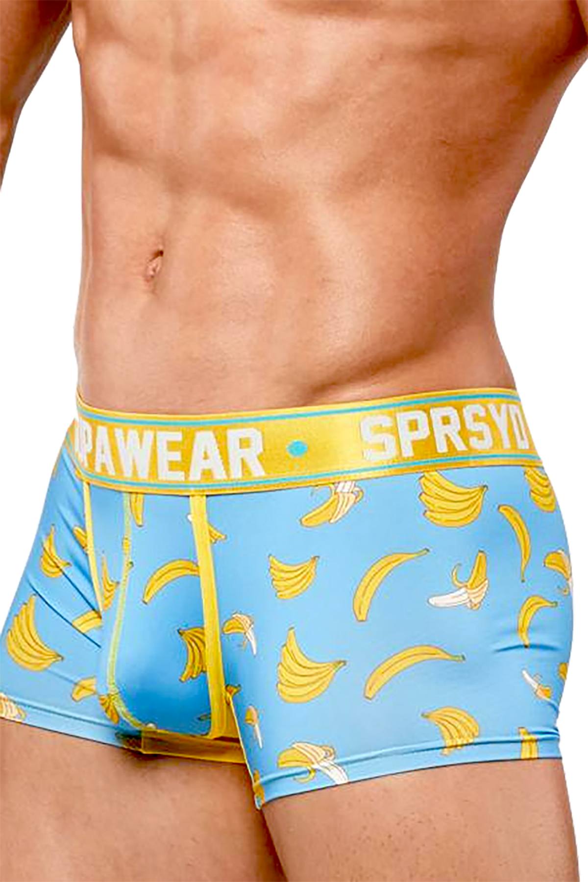 Supawear Banana-Printed Sprint Trunk