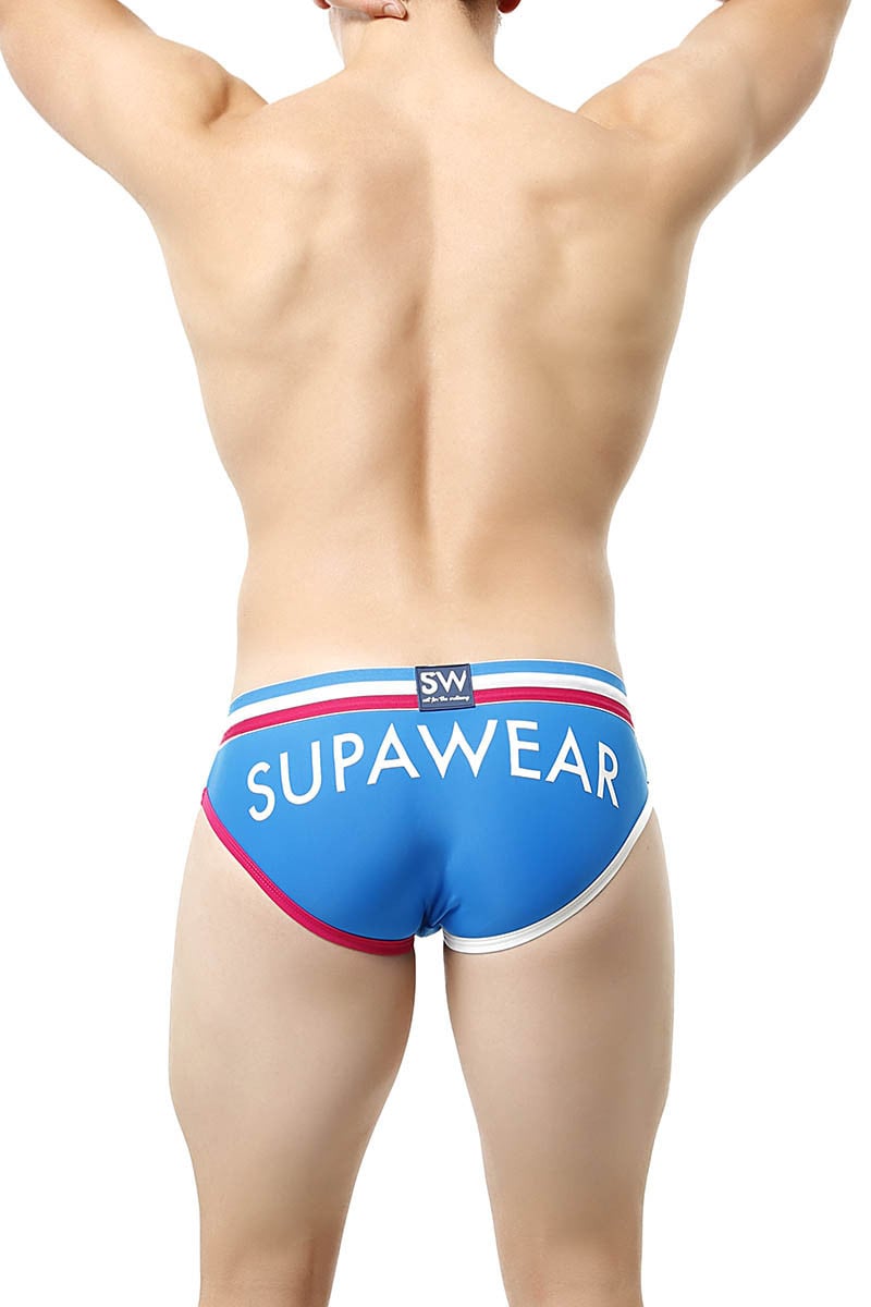 Supawear Blue Supa-Sonic Swim Brief