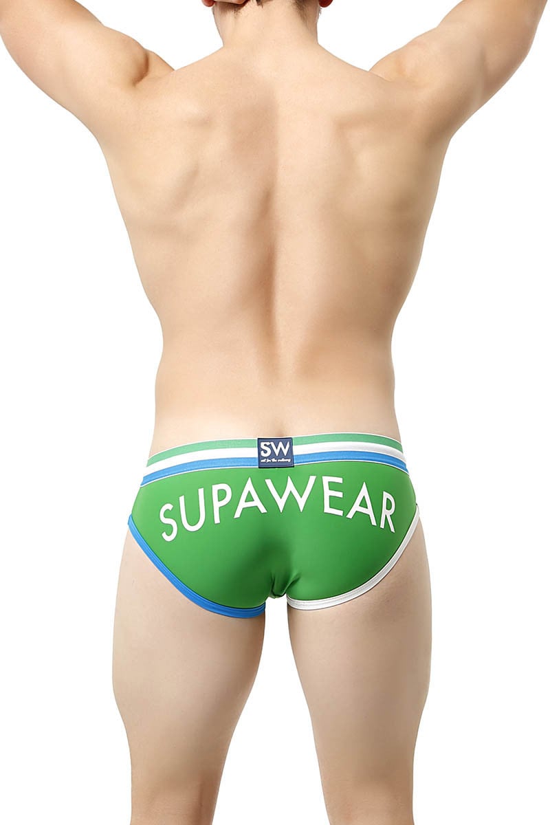 Supawear Green Supa-Sonic Swim Brief