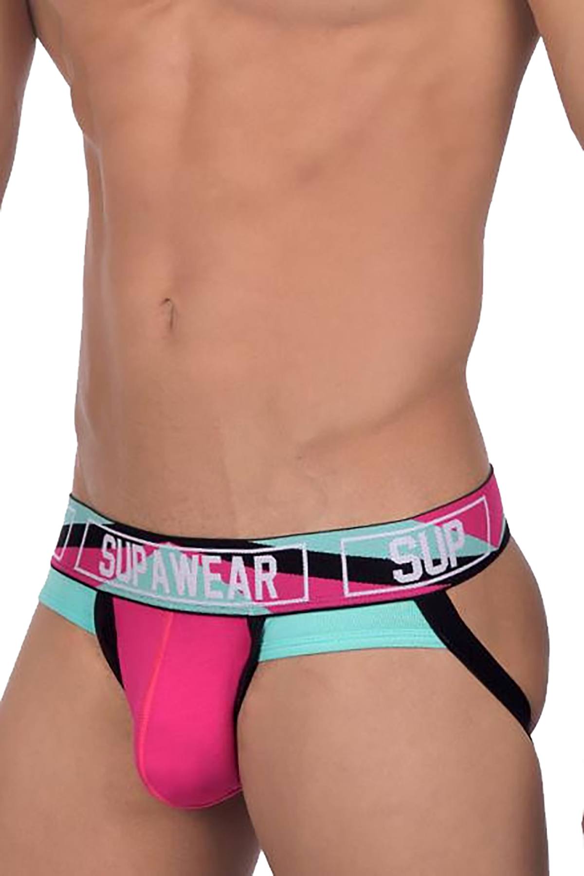Supawear Magenta/Teal Vortex Jockstrap