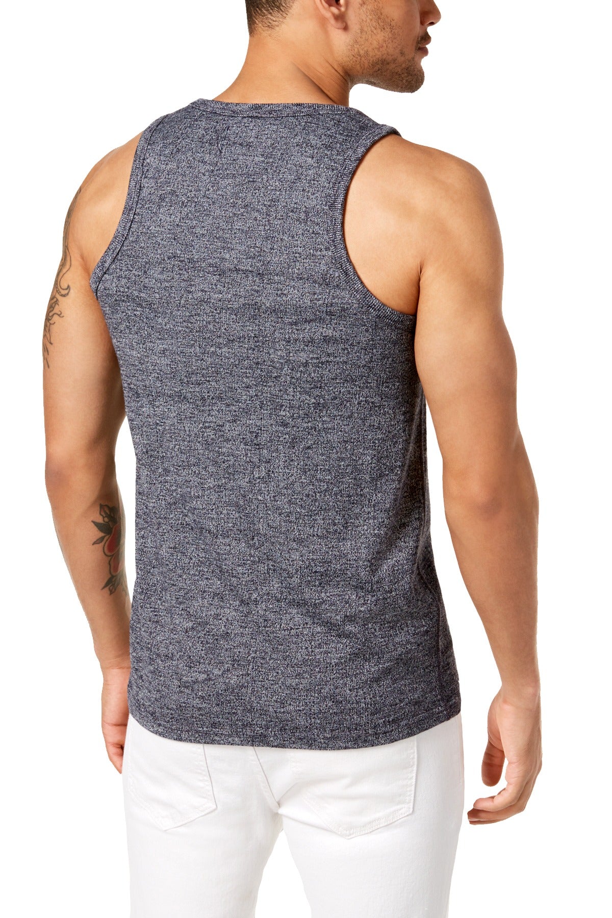 SuperDry Atlantic-Navy-Grit Premium Goods Duo Vest Tank