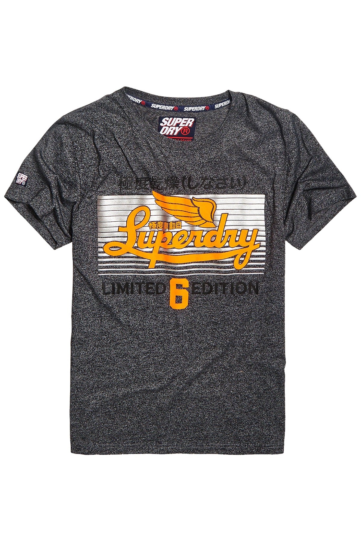 SuperDry Black-Grit Limited Icarus Lite Fade Tee