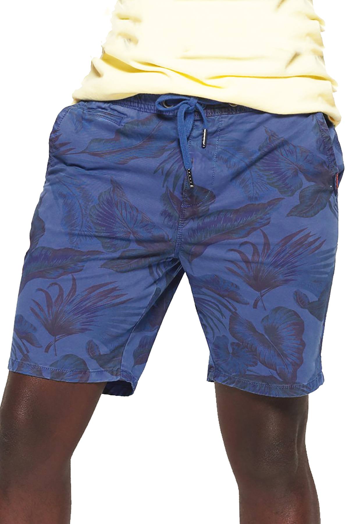 SuperDry Cobalt Floral-Print Sunscorched Short
