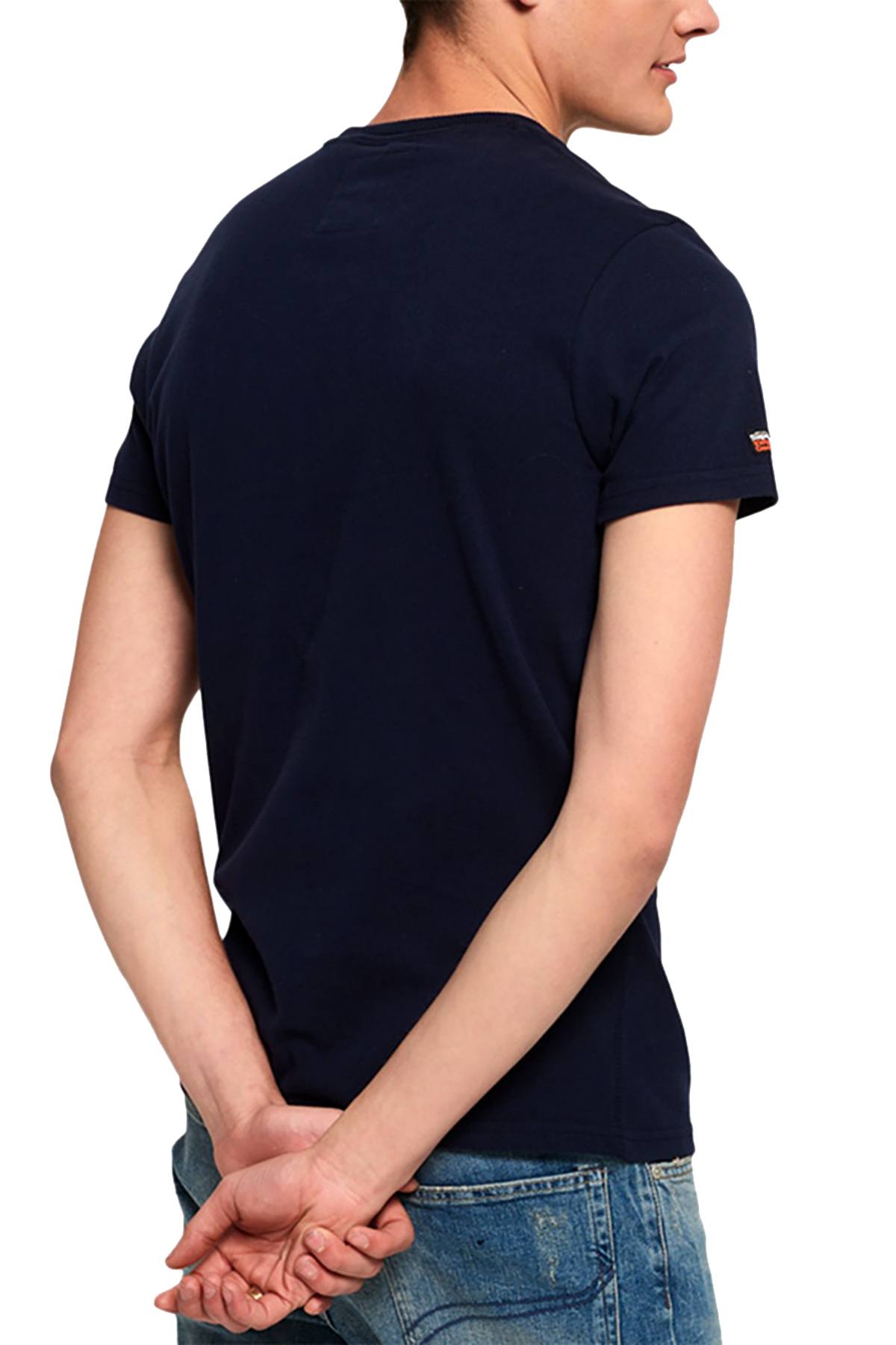 SuperDry Gardena-Navy Vintage Logo Multi-Color Tee