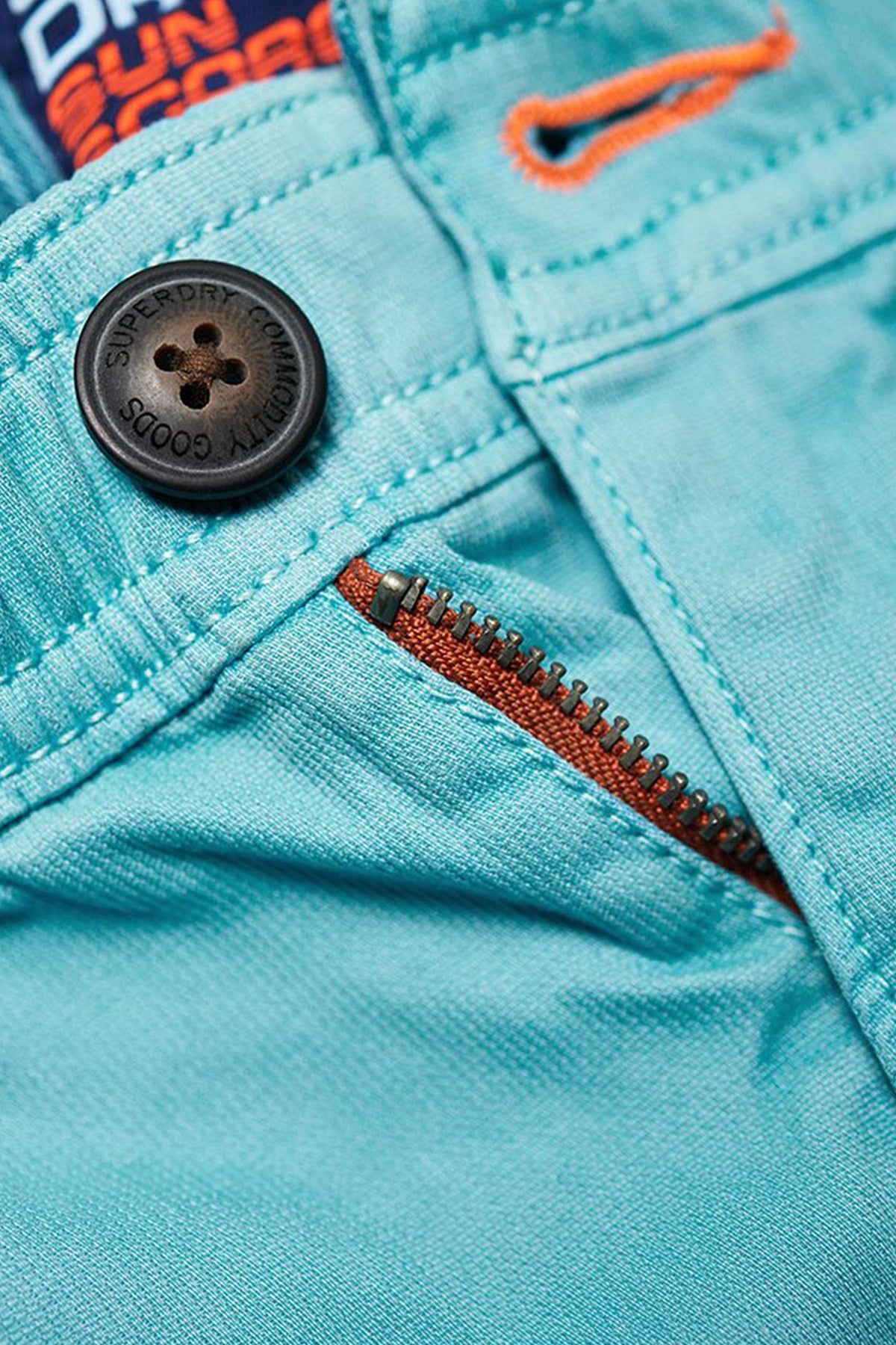 SuperDry Glacier-Blue Sunscorched Short