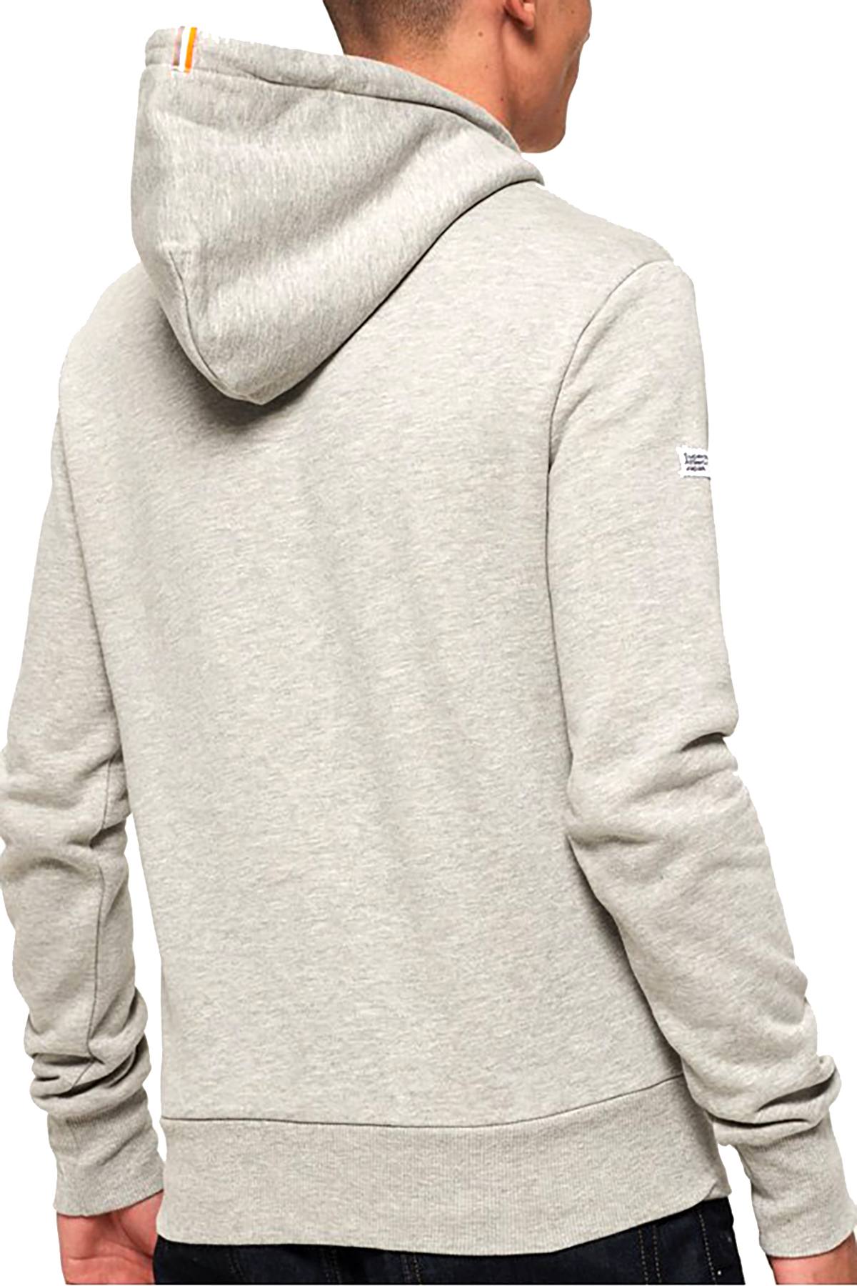 SuperDry Grey-Marl L.A. Hoodie