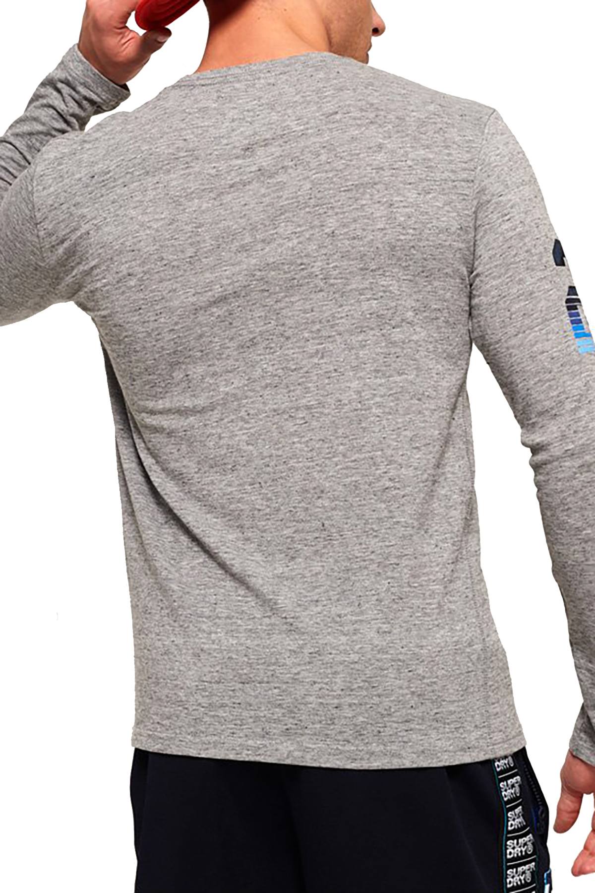 SuperDry Harbour-Grey Vintage Logo Cali Horizon L/S T-Shirt
