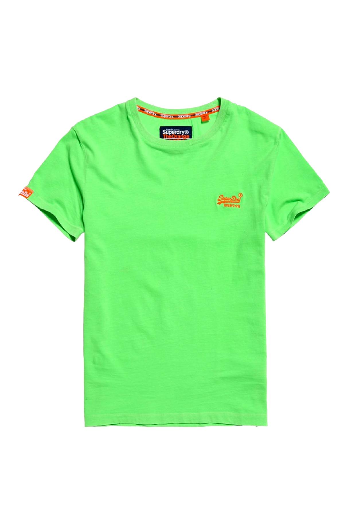 SuperDry Ice-Green Orange-Label Neon Tee