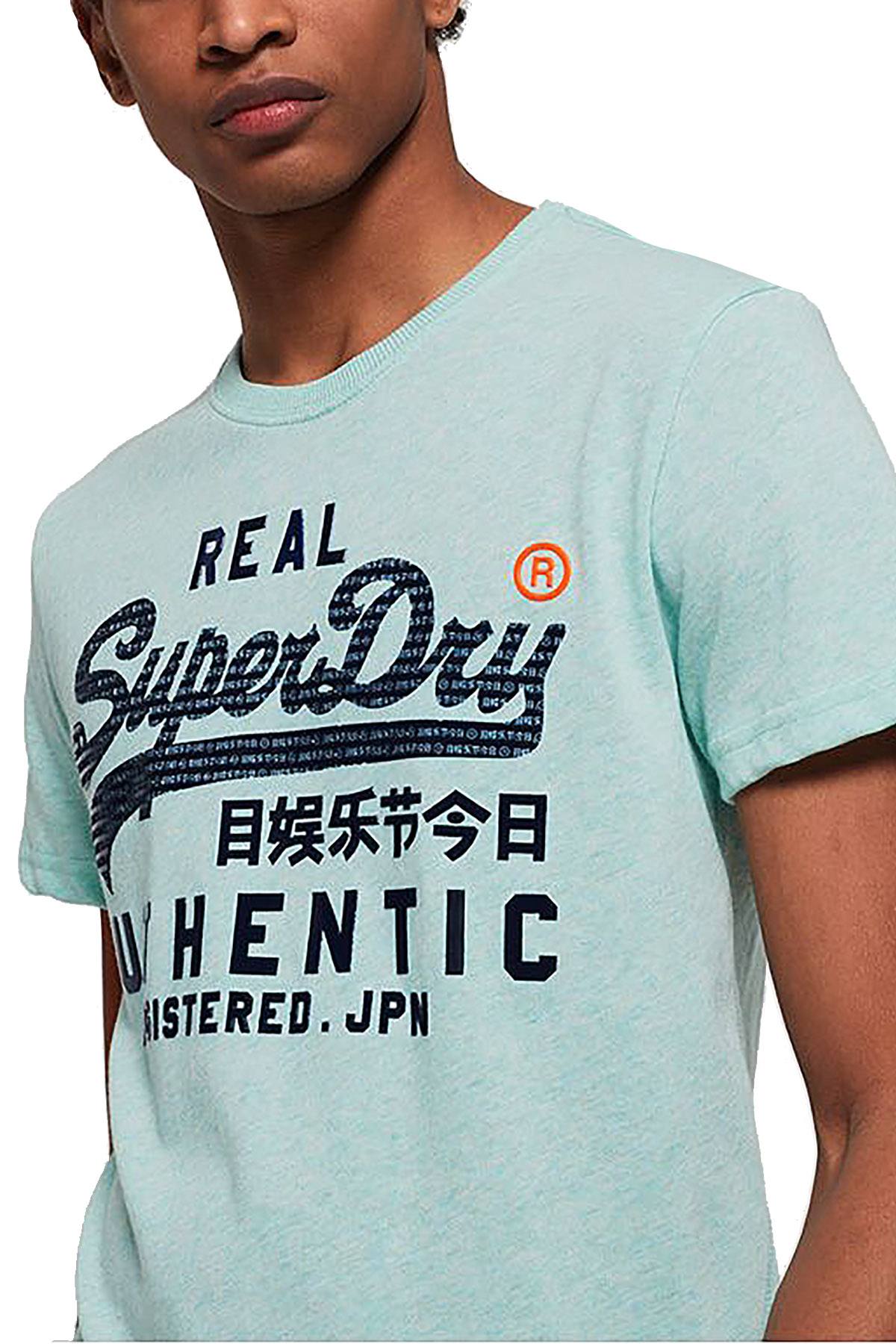SuperDry Pastel Mint-Marl Vintage Authentic Pastel Tee