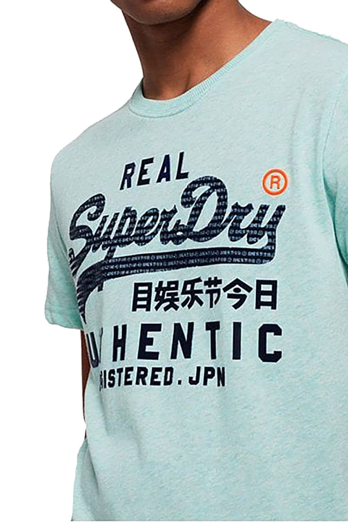 SuperDry Pastel Mint-Marl Vintage Authentic Pastel Tee
