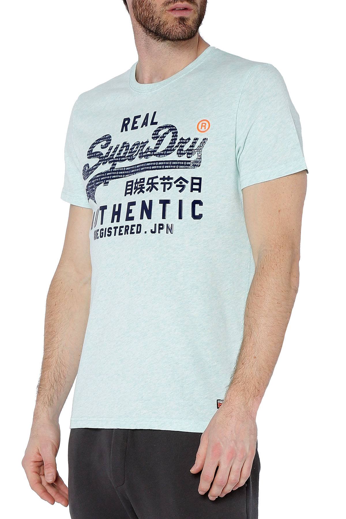 SuperDry Pastel Mint-Marl Vintage Authentic Pastel Tee