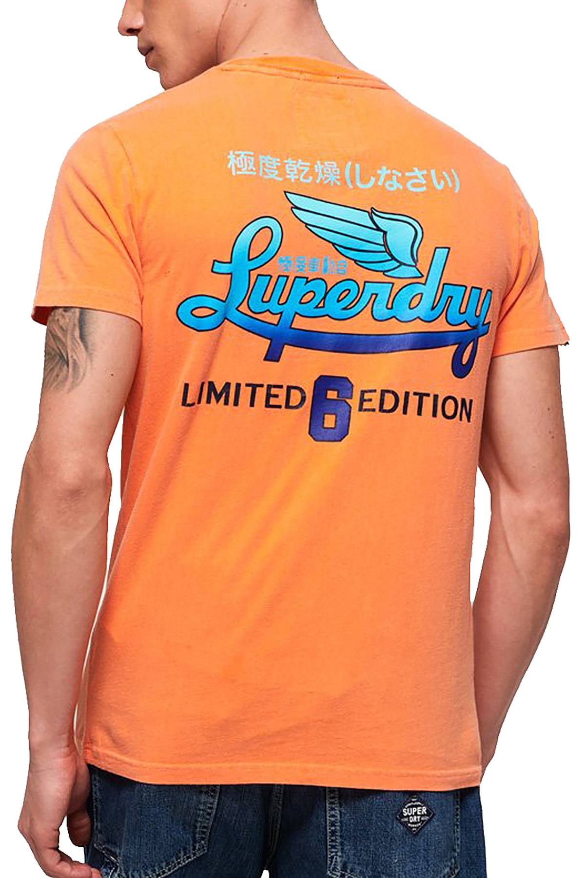 SuperDry Radiant-Orange Limited Icarus Hyper Classics Tee