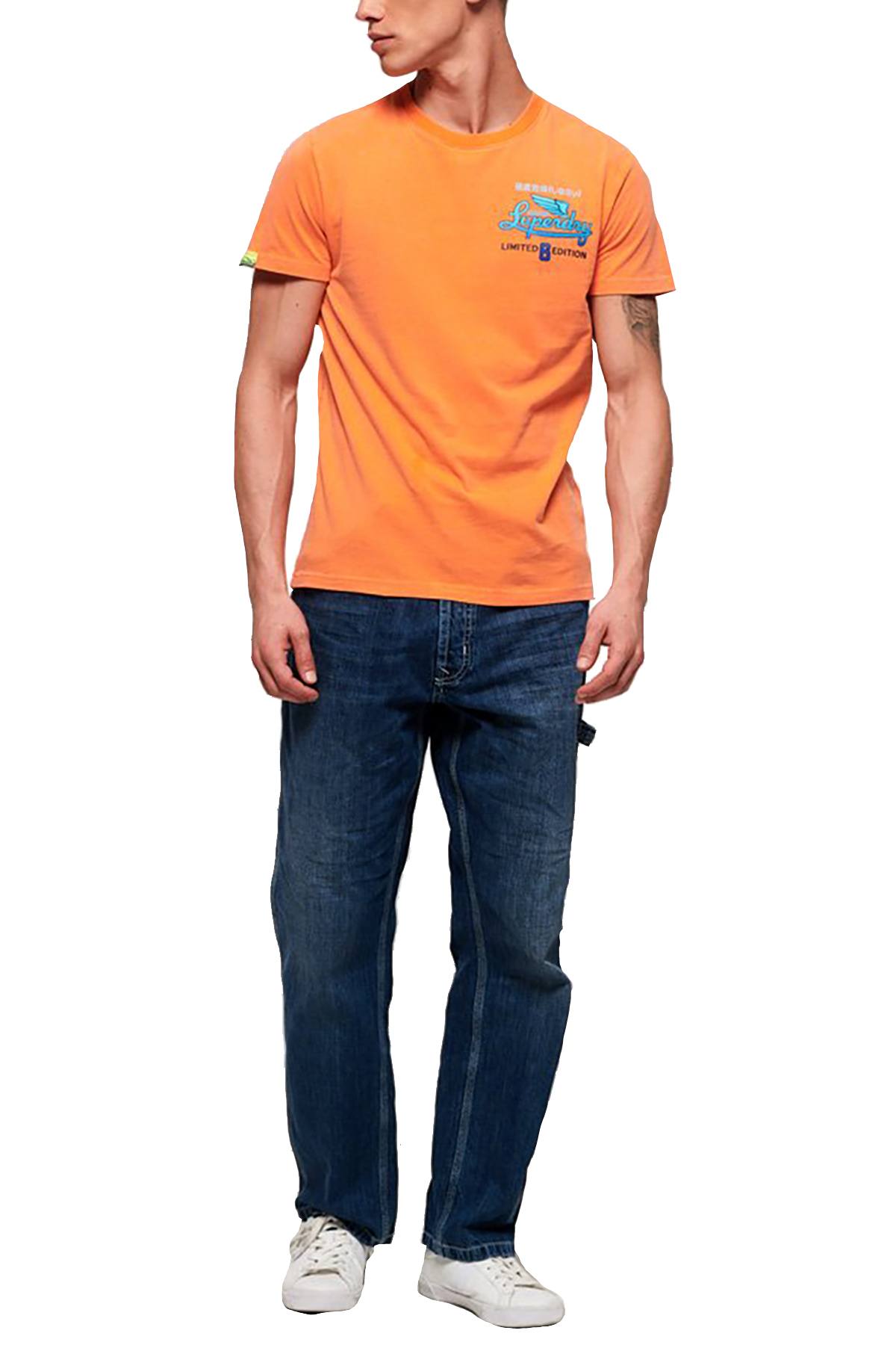 SuperDry Radiant-Orange Limited Icarus Hyper Classics Tee