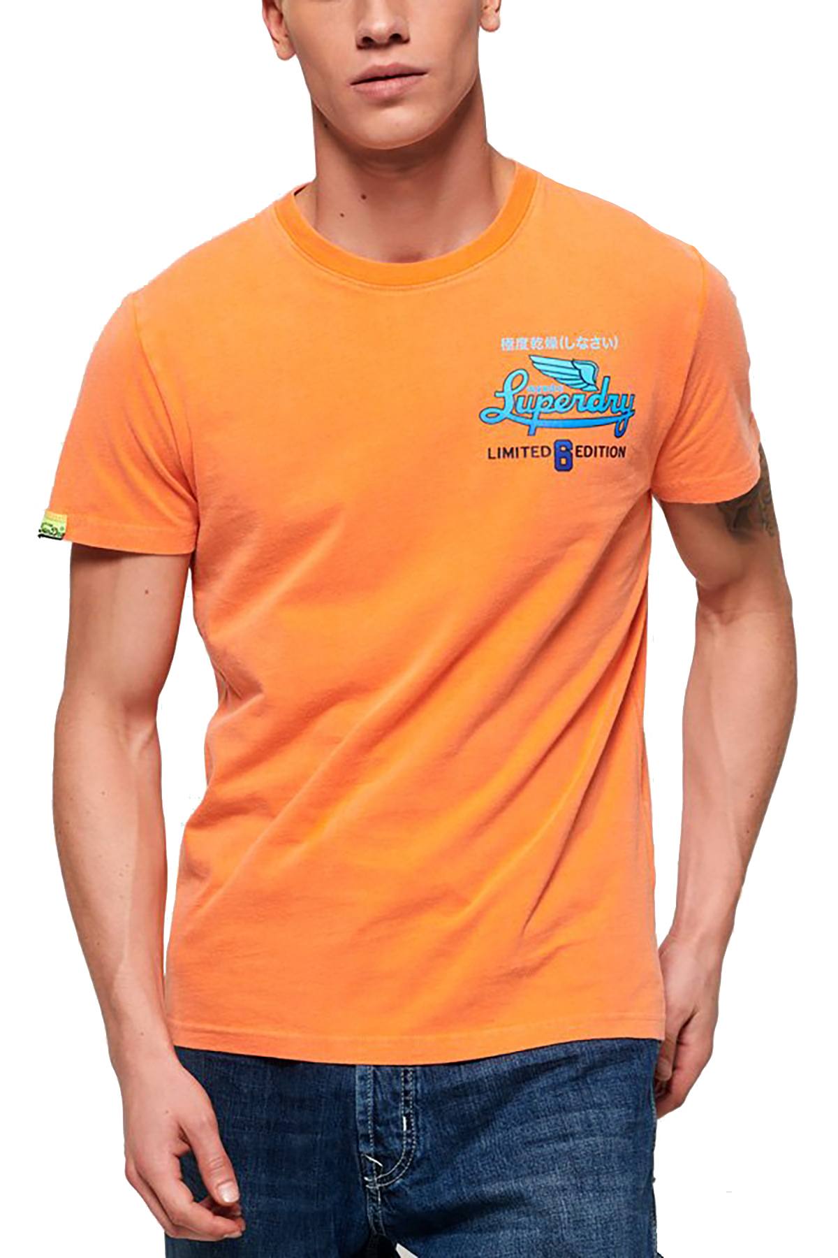 SuperDry Radiant-Orange Limited Icarus Hyper Classics Tee