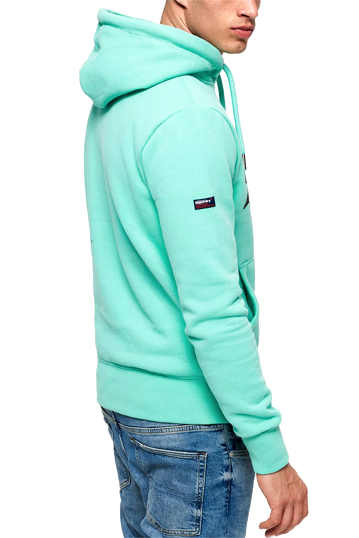 SuperDry Skate-Mint Vintage Logo Fade Hoodie