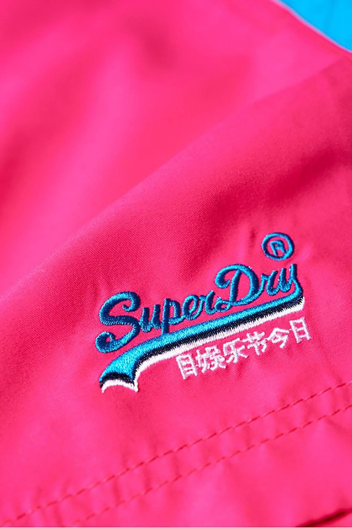 SuperDry Sunblast-Pink Beach Volley Swim Short