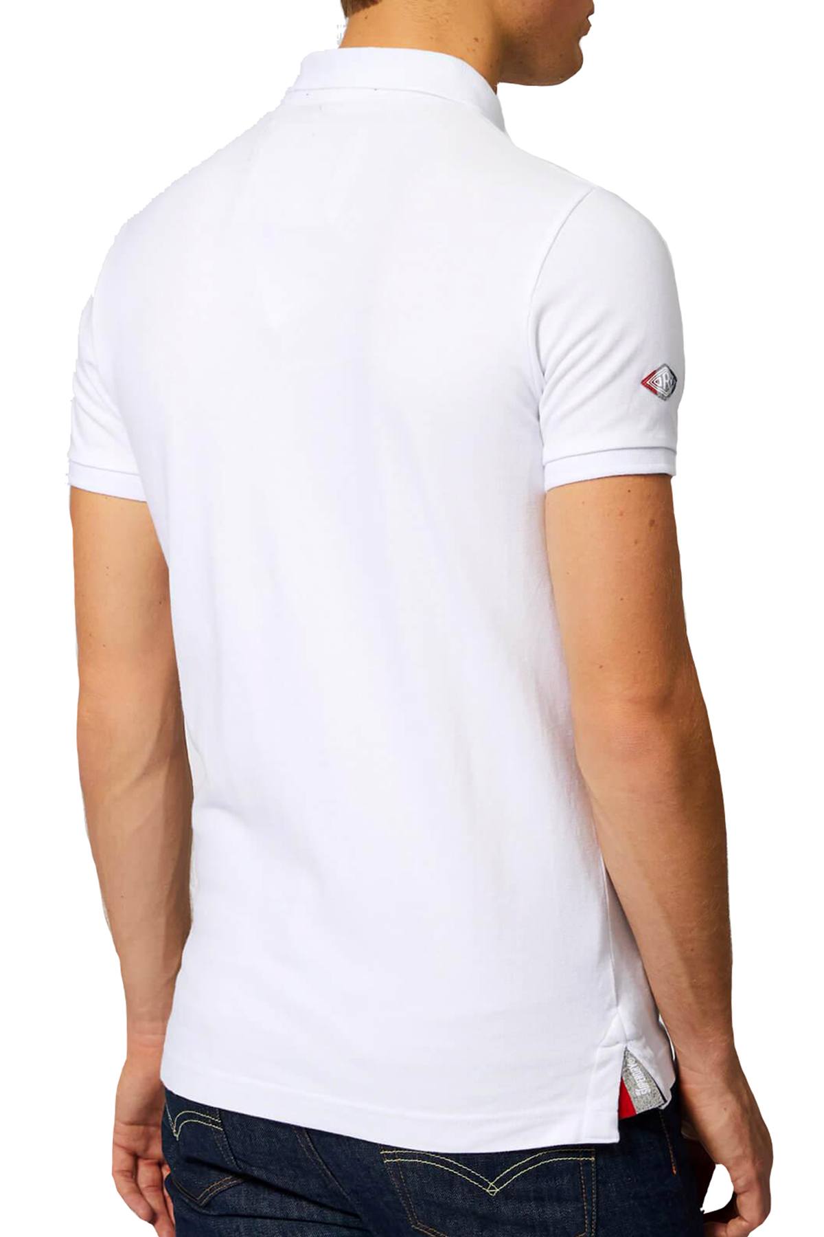 Superdry Optic-White Classic Piqué Polo Shirt