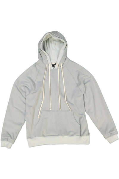 TWENTY MEN'S KNIT DOUBLE HOODIE LT/PAS GRAY
