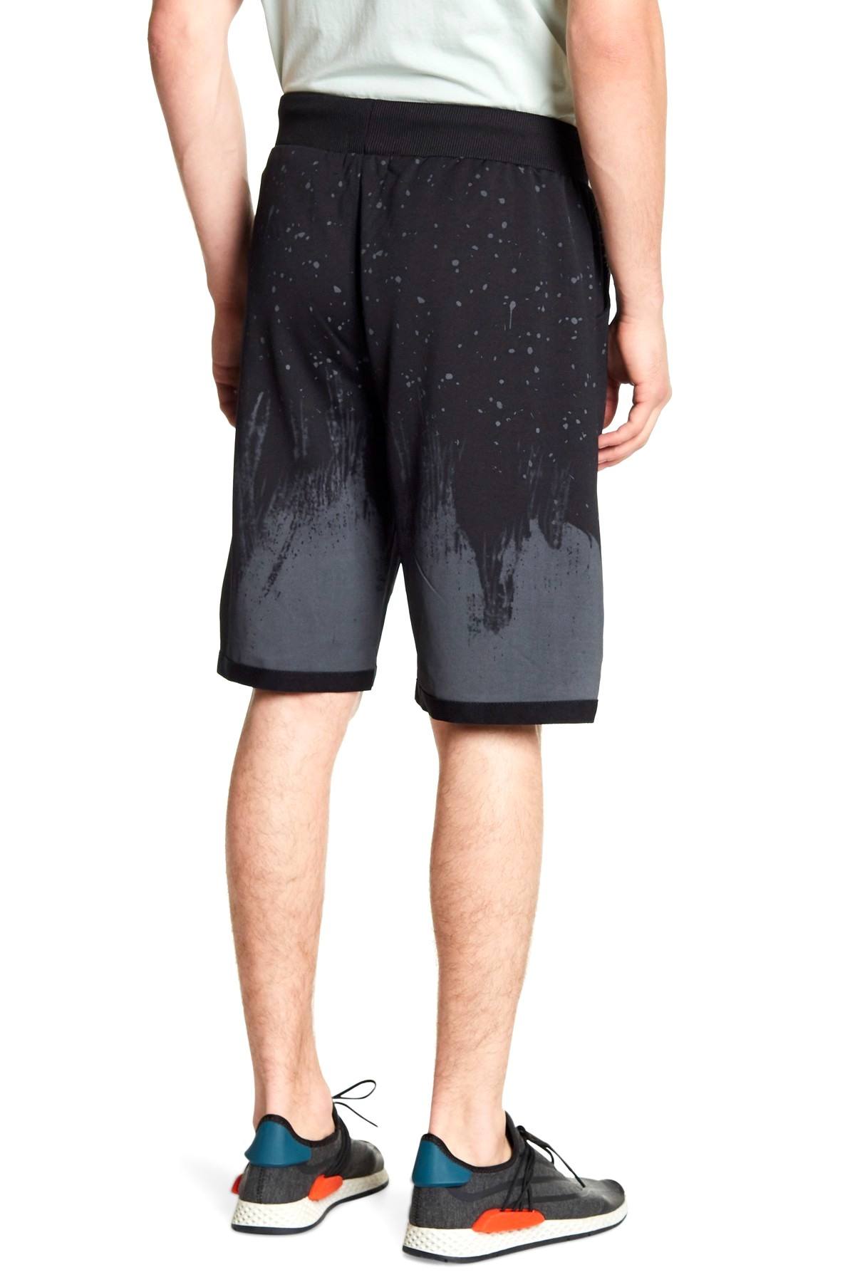 Tailored Recreation Premium Black Splatter-Paint Patch Short