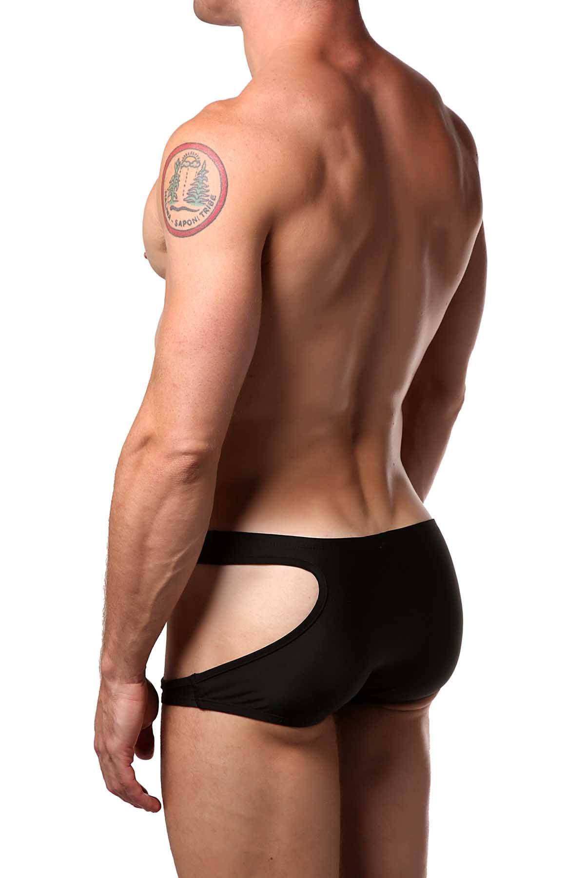 Tartarus Black Cut-Out Brief