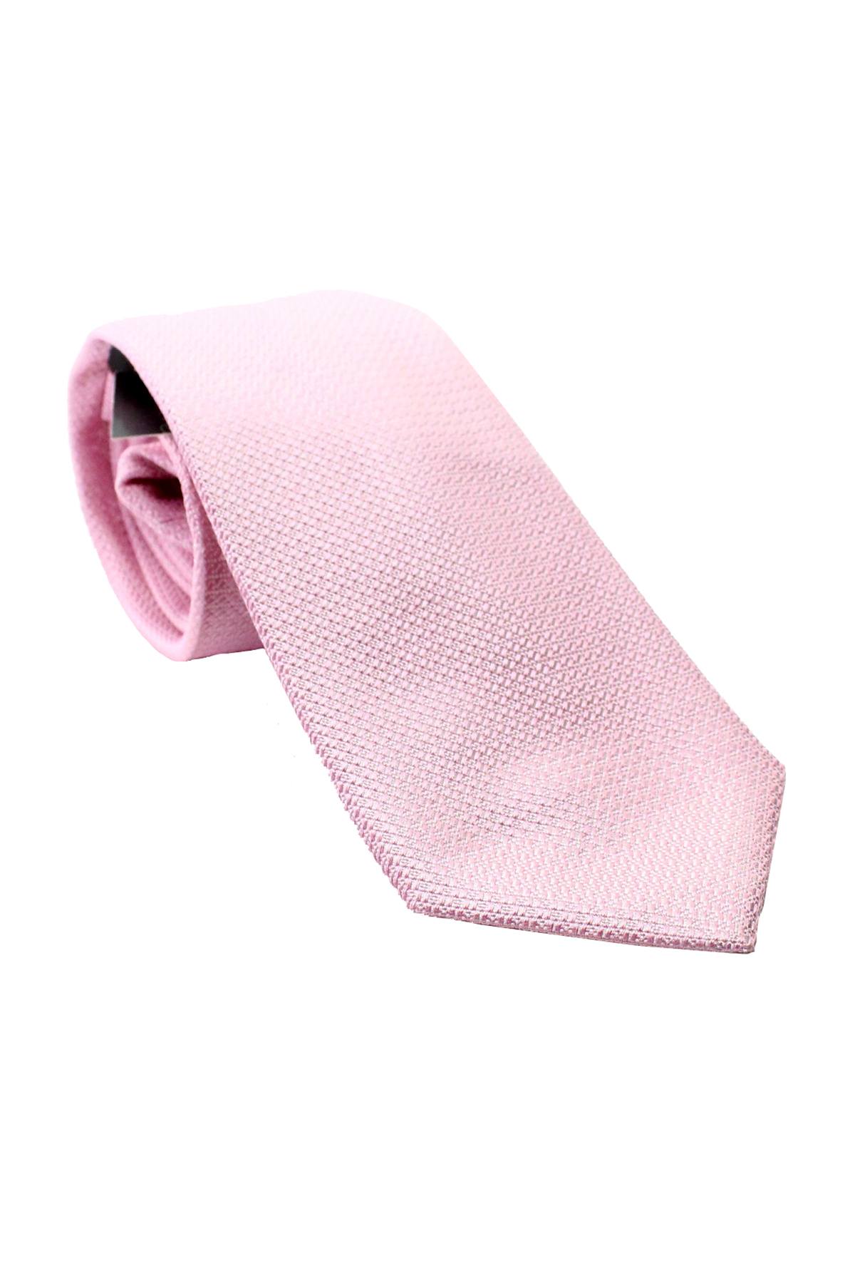 Tasso Elba New-Pink Graziano Textured Silk Tie