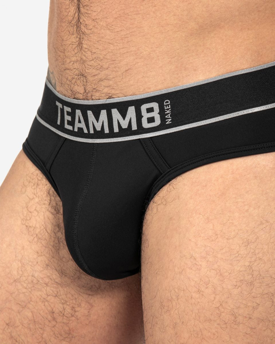 Teamm8 Black Naked brief