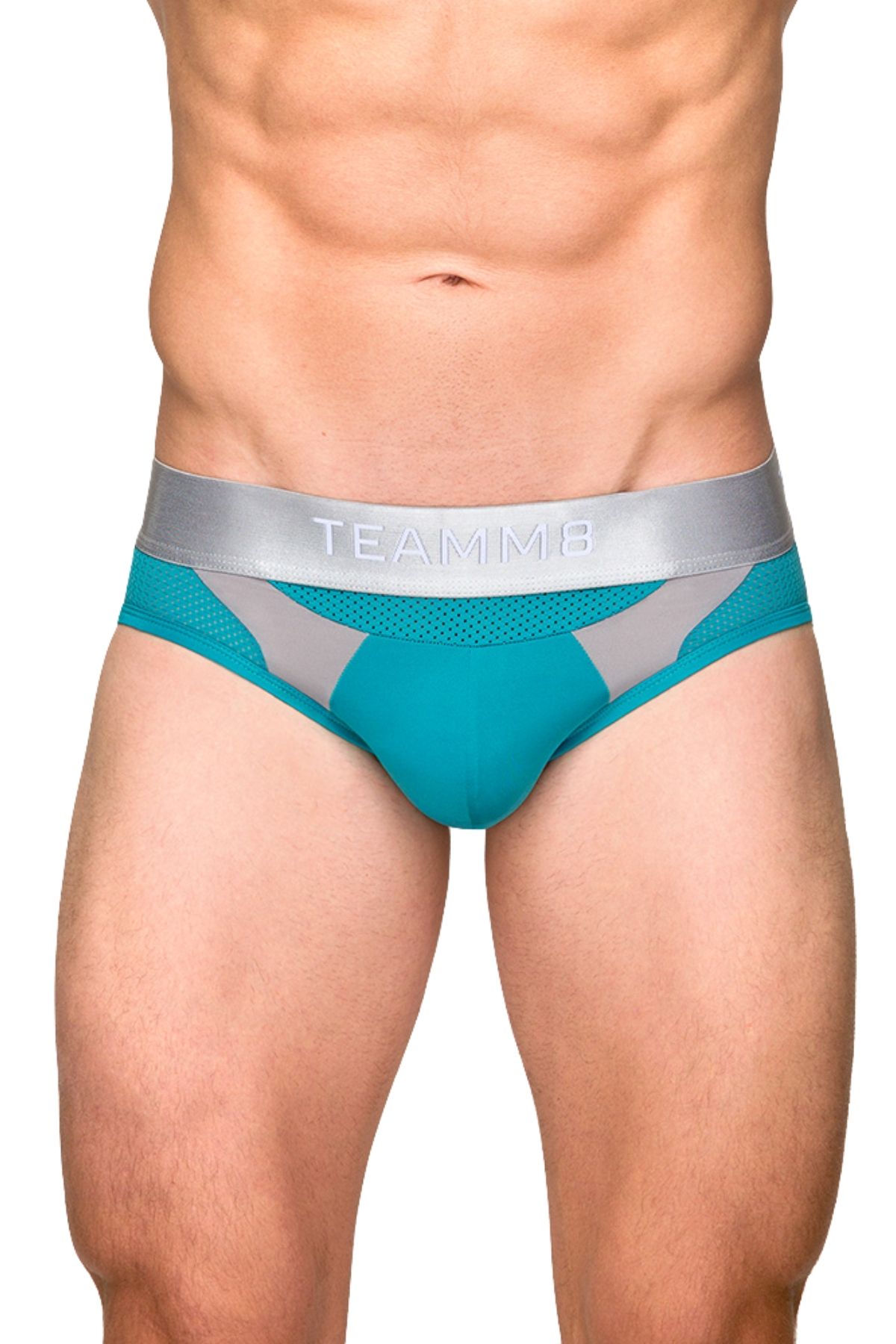 Teamm8 Teal Aerial Mesh Brief