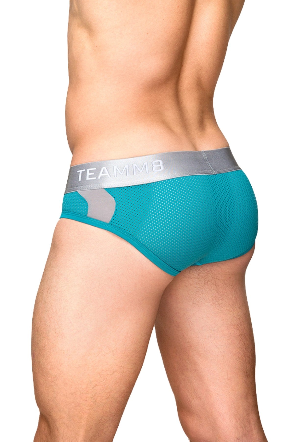 Teamm8 Teal Aerial Mesh Brief