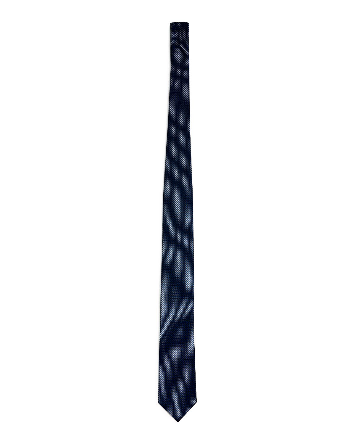 Ted Baker Textured Dot Silk Classic Tie Navy
