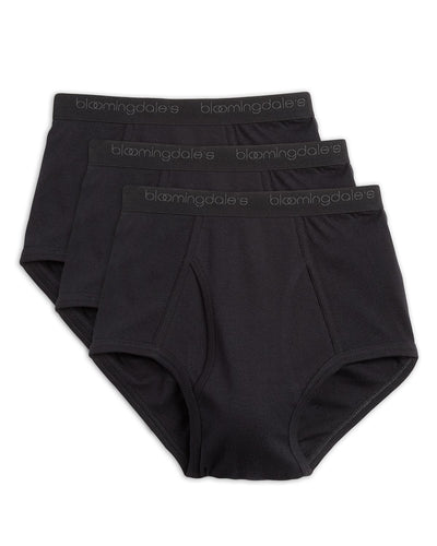 The Men's Store Briefs Pack Of 3 Black