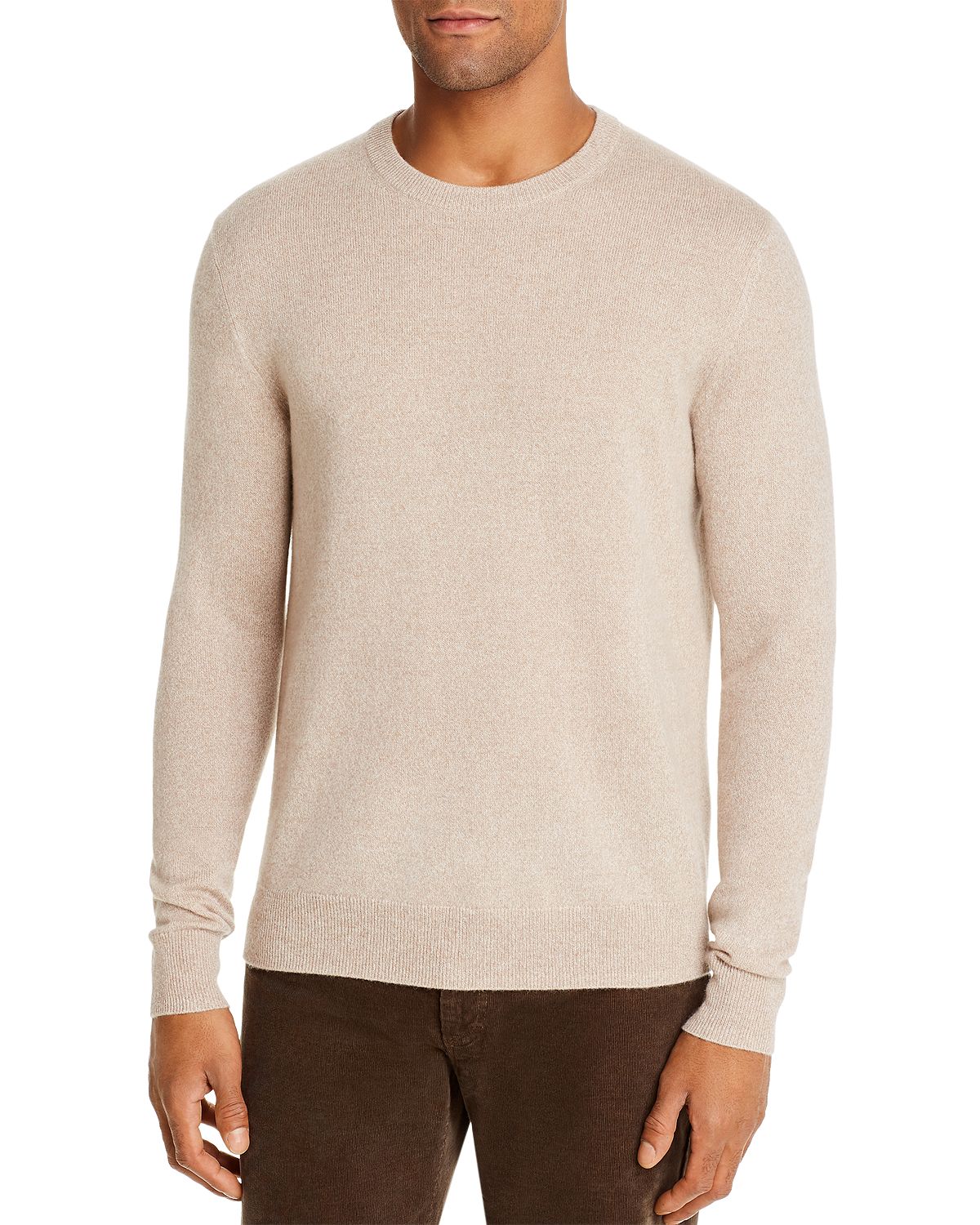 The Men's Store Cashmere Crewneck Sweater Oatmeal
