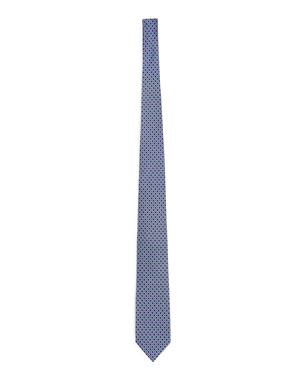 The Men's Store Chainlink Silk Classic Tie Navy
