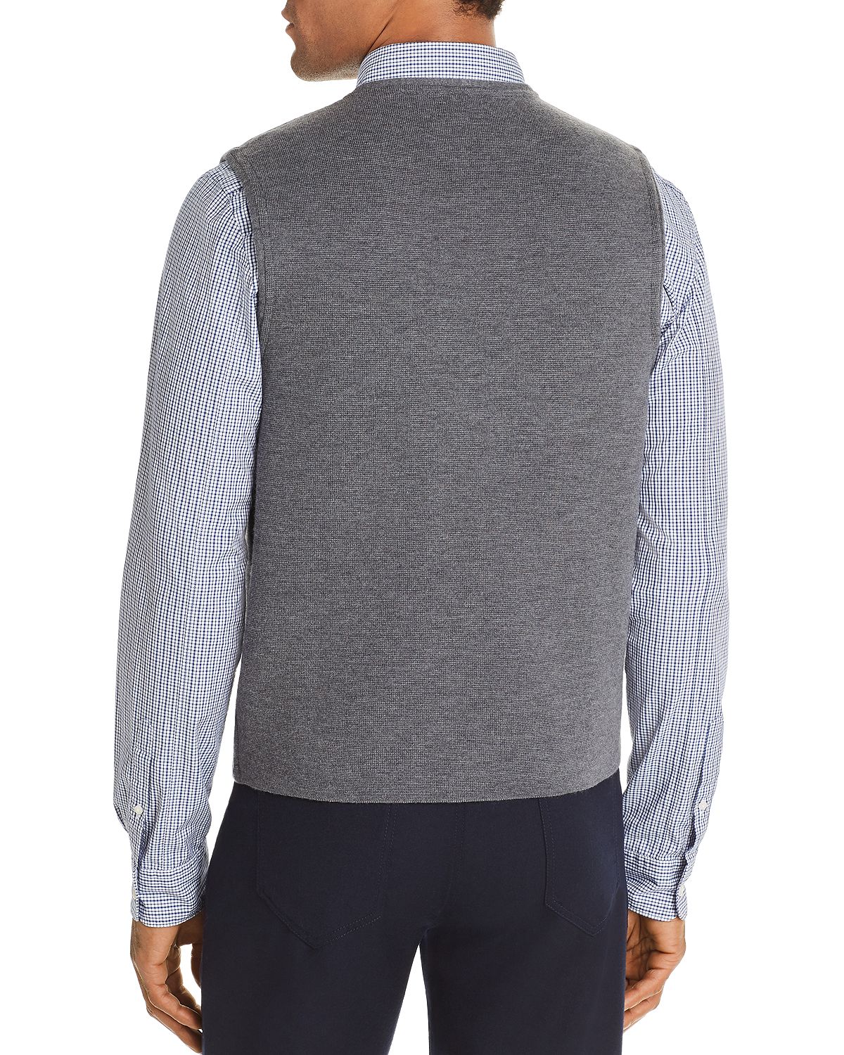 The Men's Store Merino Wool Vest Medium Gray