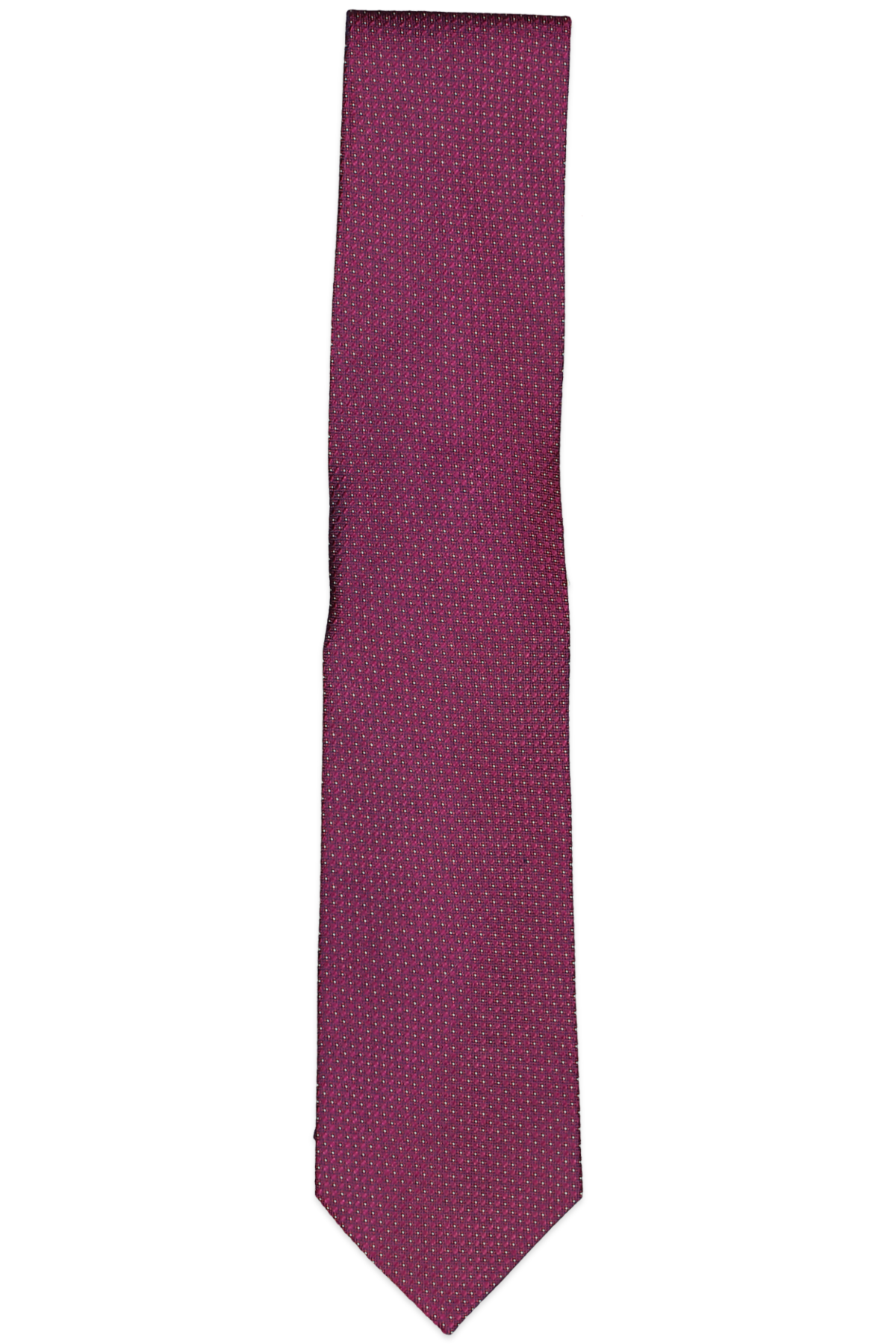 The Men's Store Micro-neat Silk Classic Tie Fushia