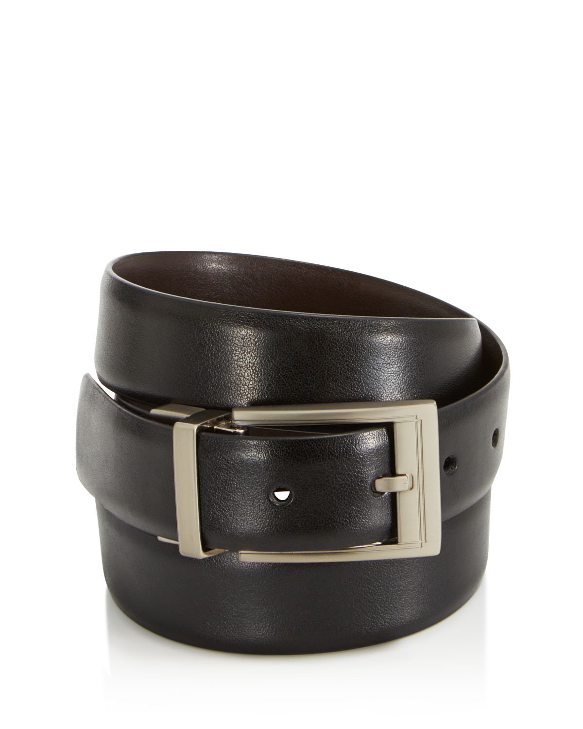 The Men's Store Reversible Dress Belt Compare At $55 Black/Brown