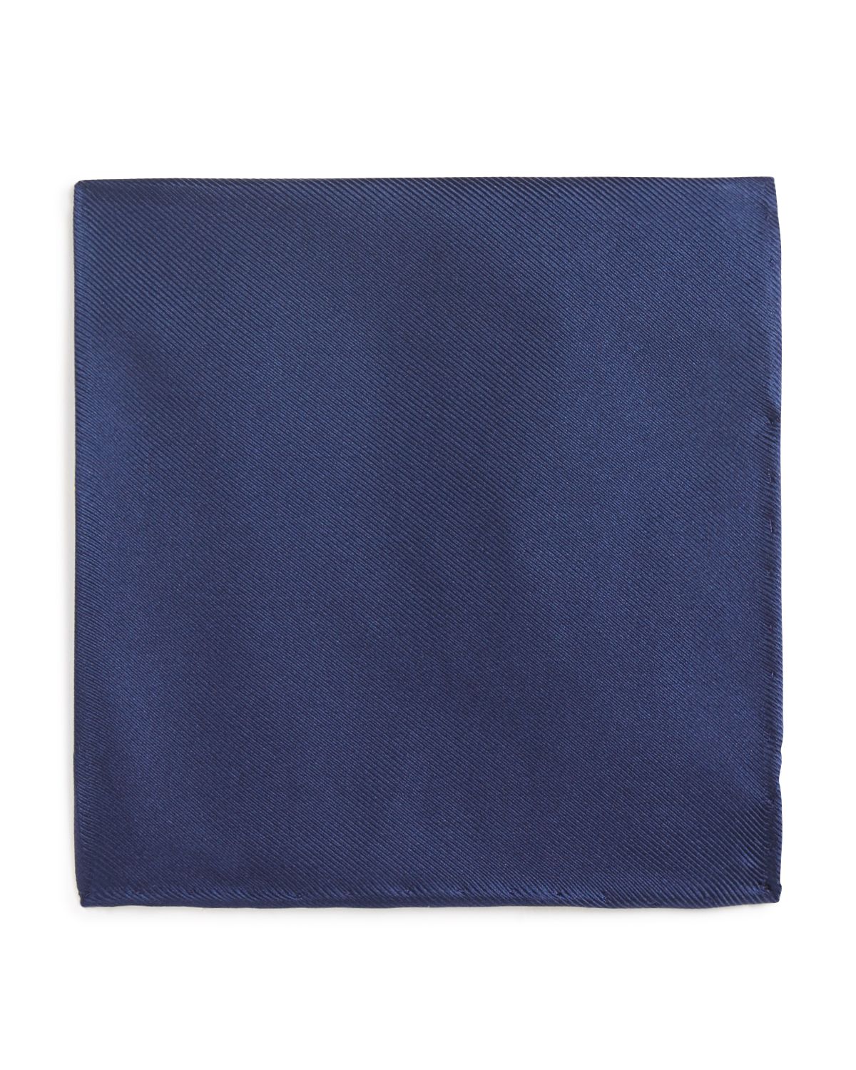 The Men's Store Silk Pocket Square Navy