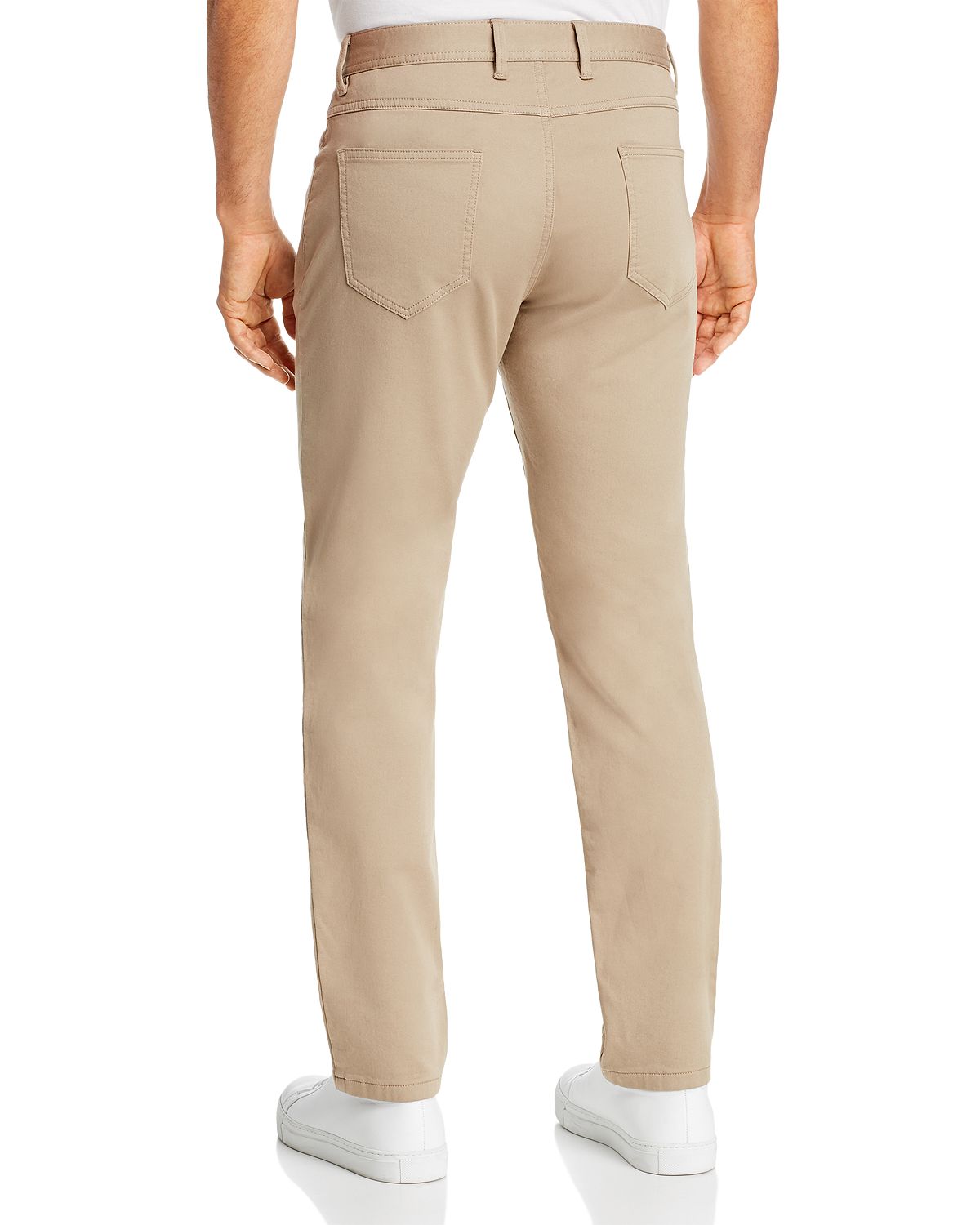 The Men's Store Slim Fit Stretch Pants Khaki