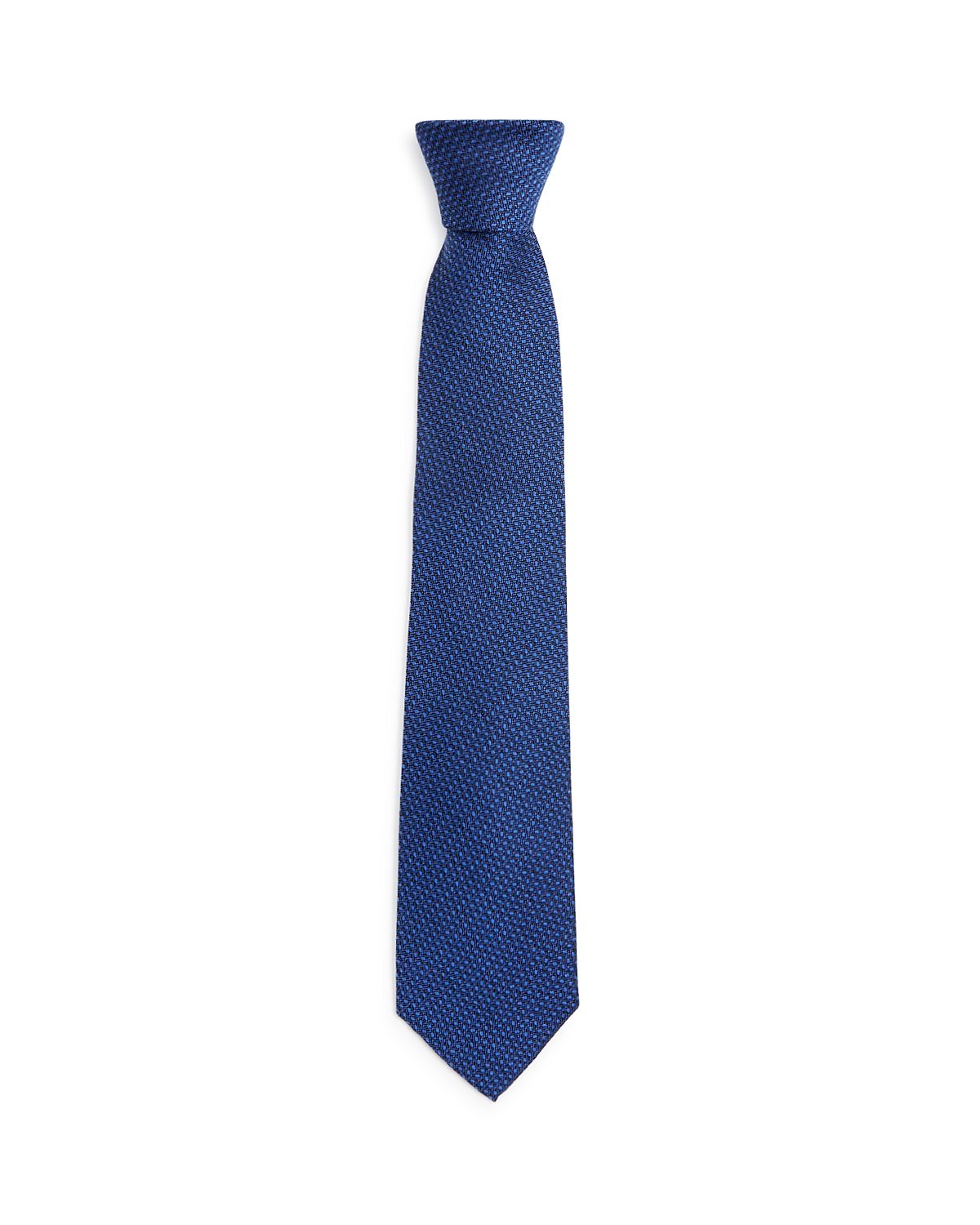 The Men's Store Textured Dot Silk Classic Tie Blue/Pink