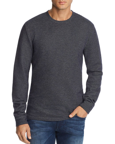 The Men's Store The Store At Bloomingdake's Micro Stripe Long-sleeve Tee Navy/Gray