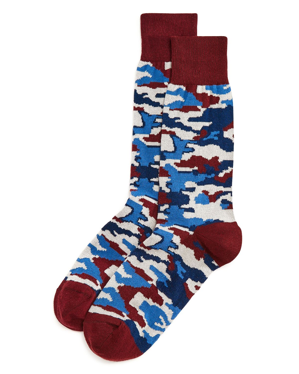 The Men's Store The Store At Bloomingdales Camo Socks Bordeau