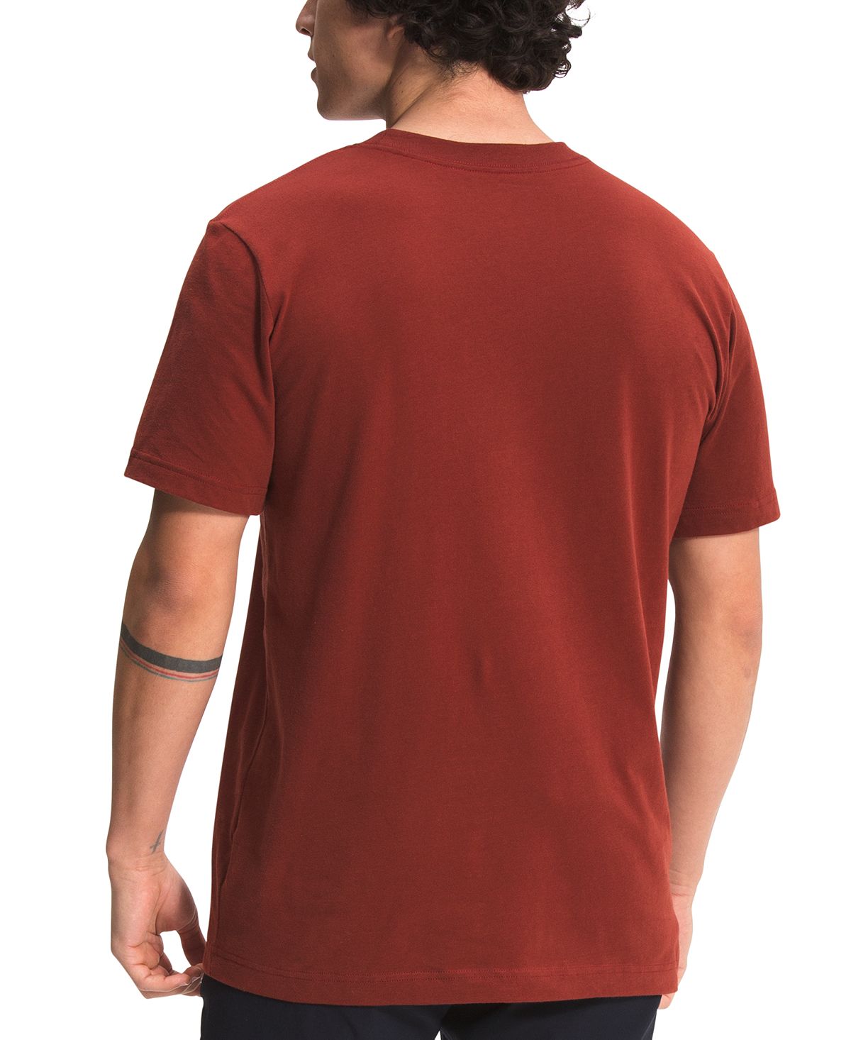 The North Face Boxed In Camo Logo Graphic T-shirt Brick House Red