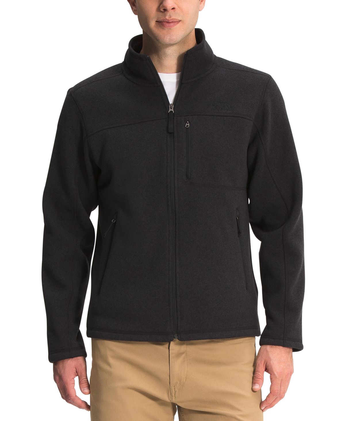 The North Face Gordon Lyons Classic Zip-front Sweater Tnf Black Heather