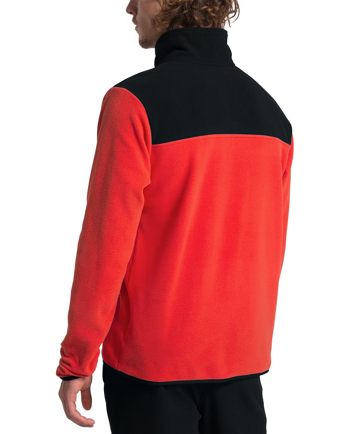 The North Face Tka Glacier Quarter-zip Fleece Fiery Red/tnf Black