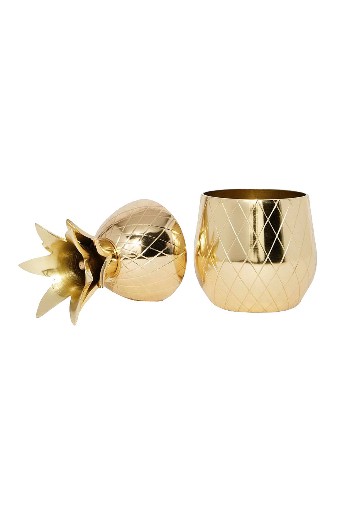 The Pineapple Co. Gold 12oz Pineapple Tumbler