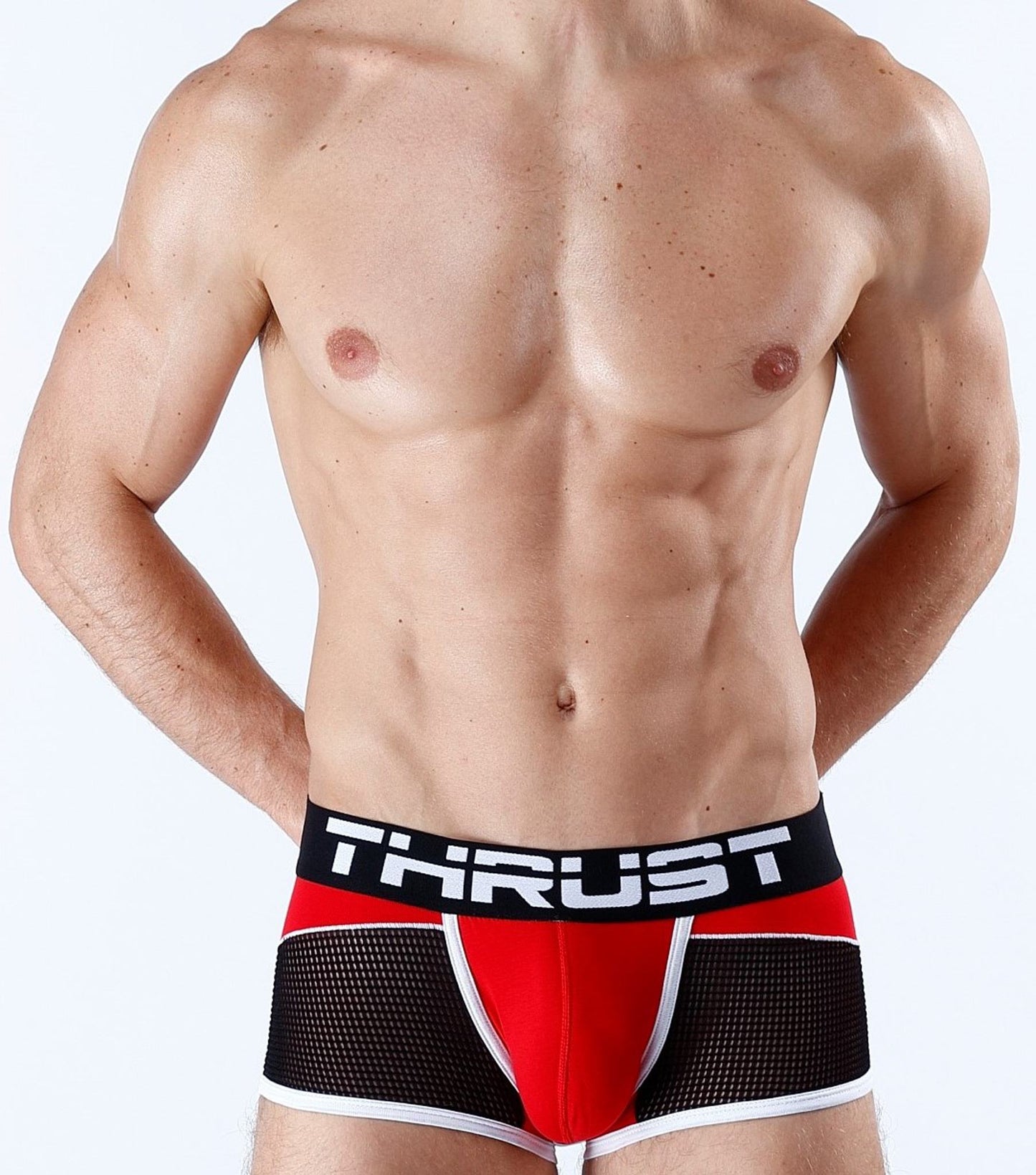 Thrust Red Sport Mesh Trunk