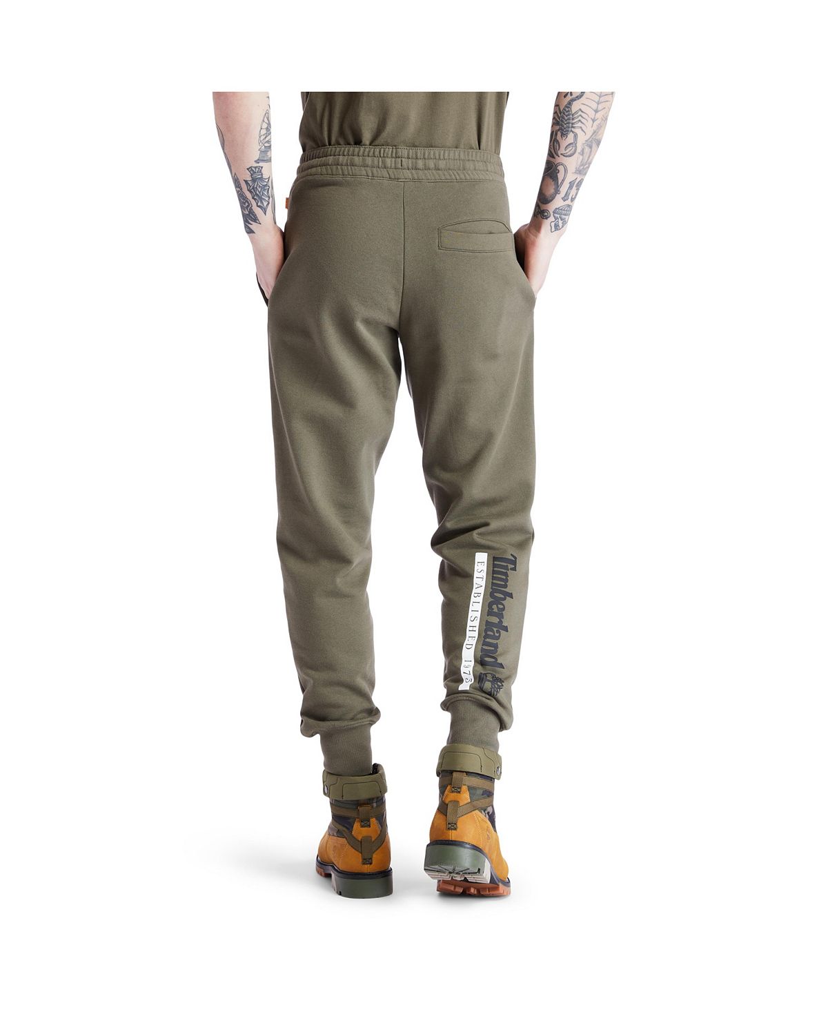 Timberland Core Tree Logo Sweatpant Grape Leaf-white