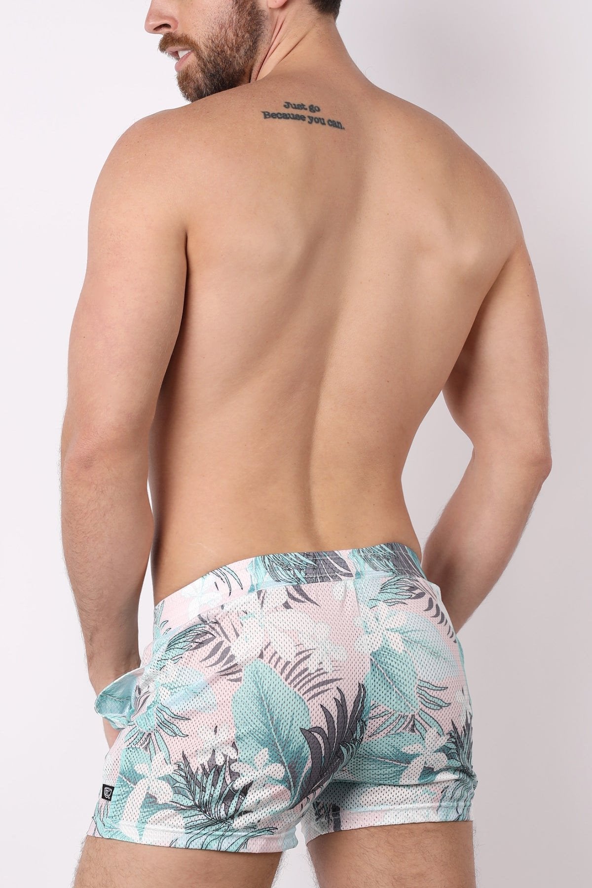 Timote Pink Coral Sands Mesh Short