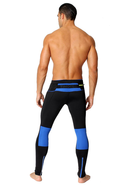 Timoteo Blue Power Stretch Legging