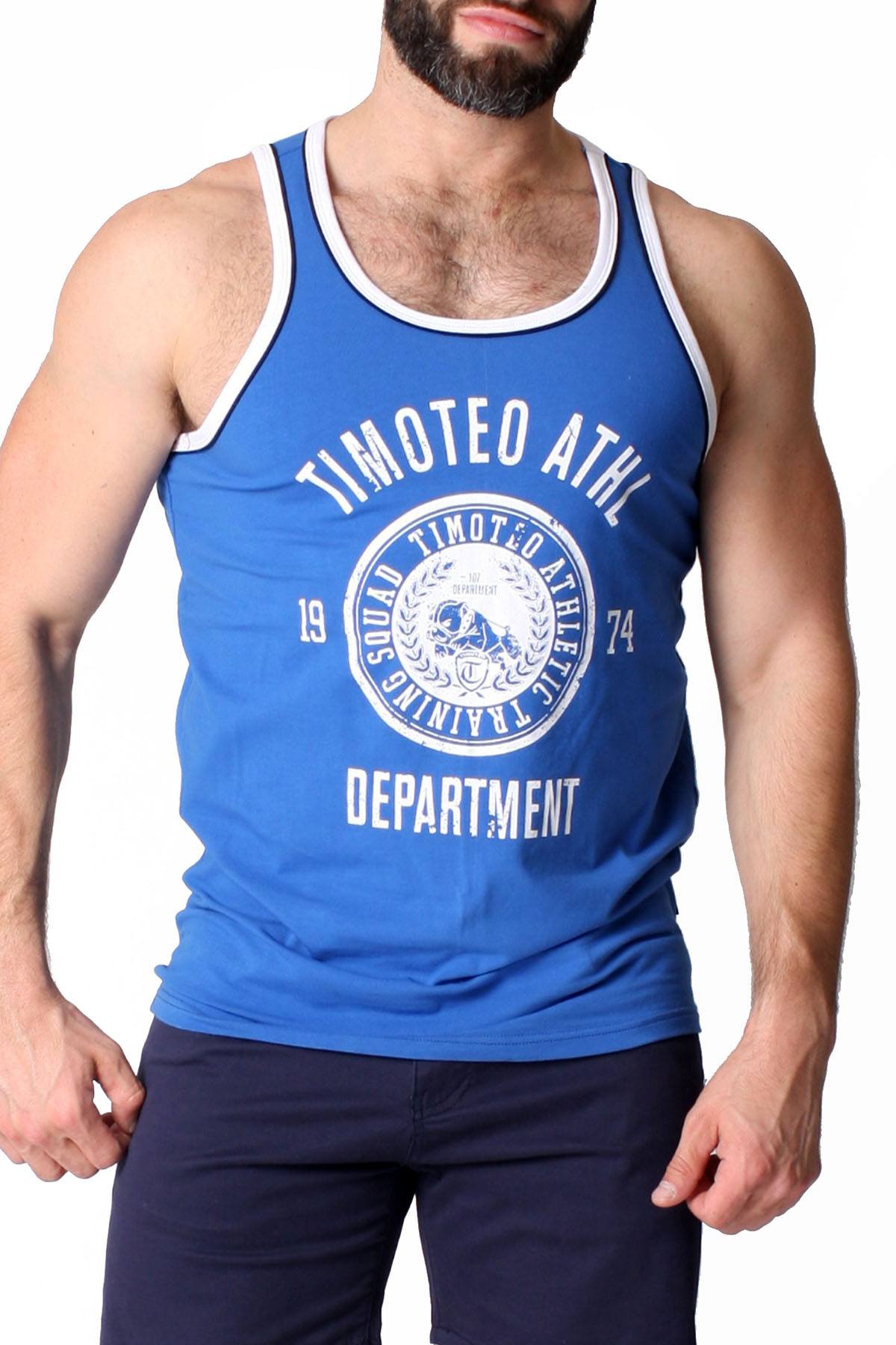 Timoteo Blue Training Team Tank Top
