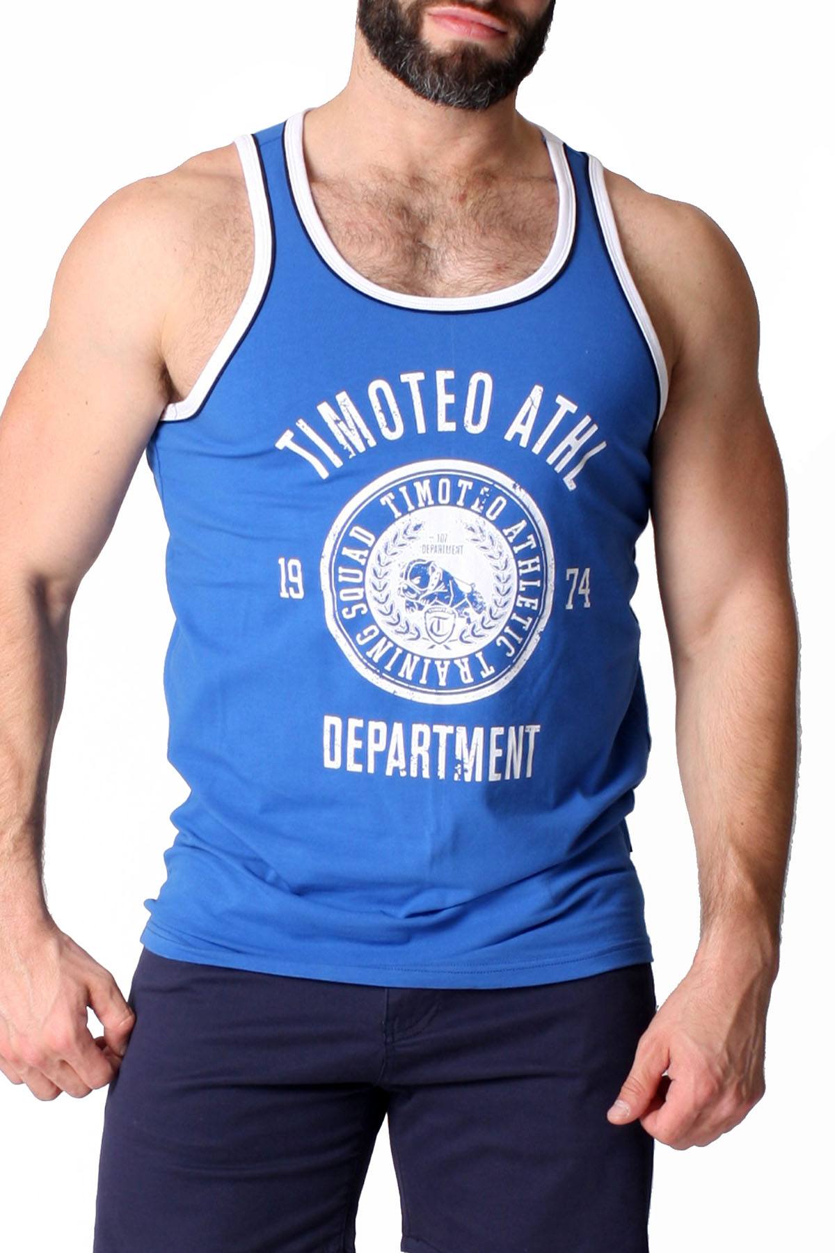 Timoteo Blue Training Team Tank Top